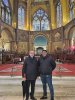 Mgr Camiade et Amin dans la cathédrale